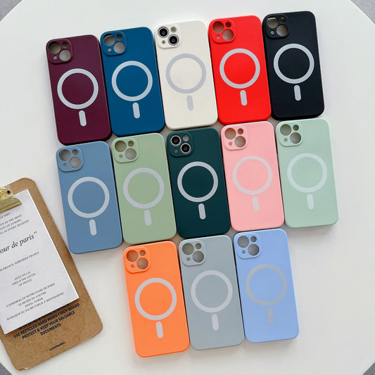 Magnetic Mobile Phone Case Wireless Charging