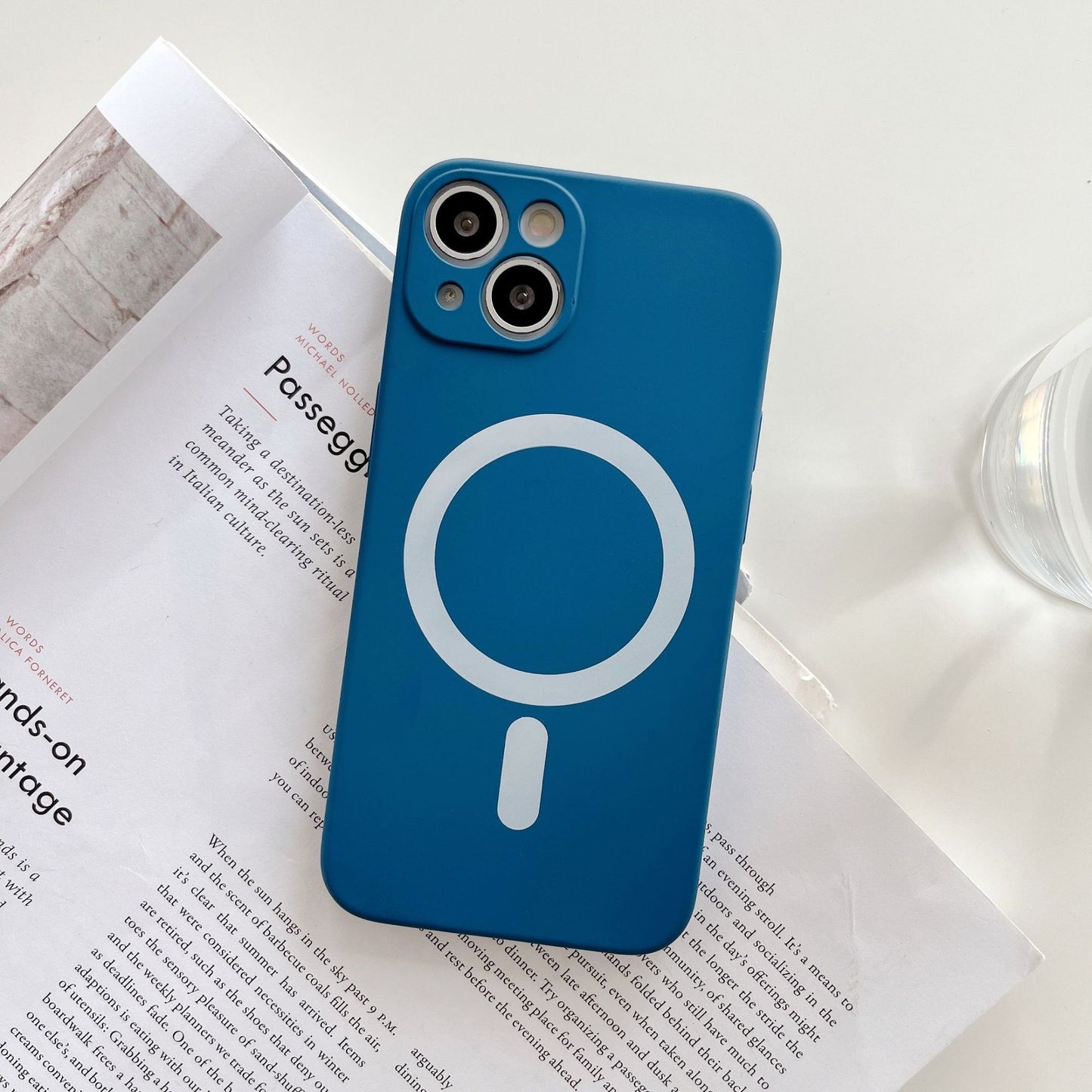 Magnetic Mobile Phone Case Wireless Charging