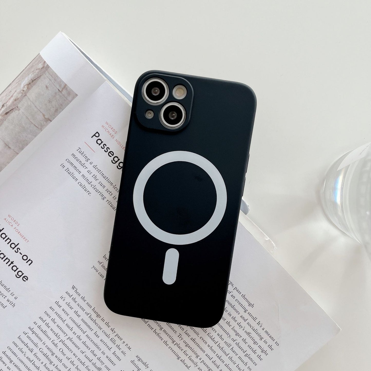 Magnetic Mobile Phone Case Wireless Charging